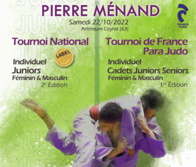 Un tournoi para judo samedi prochain à Ceyrat
