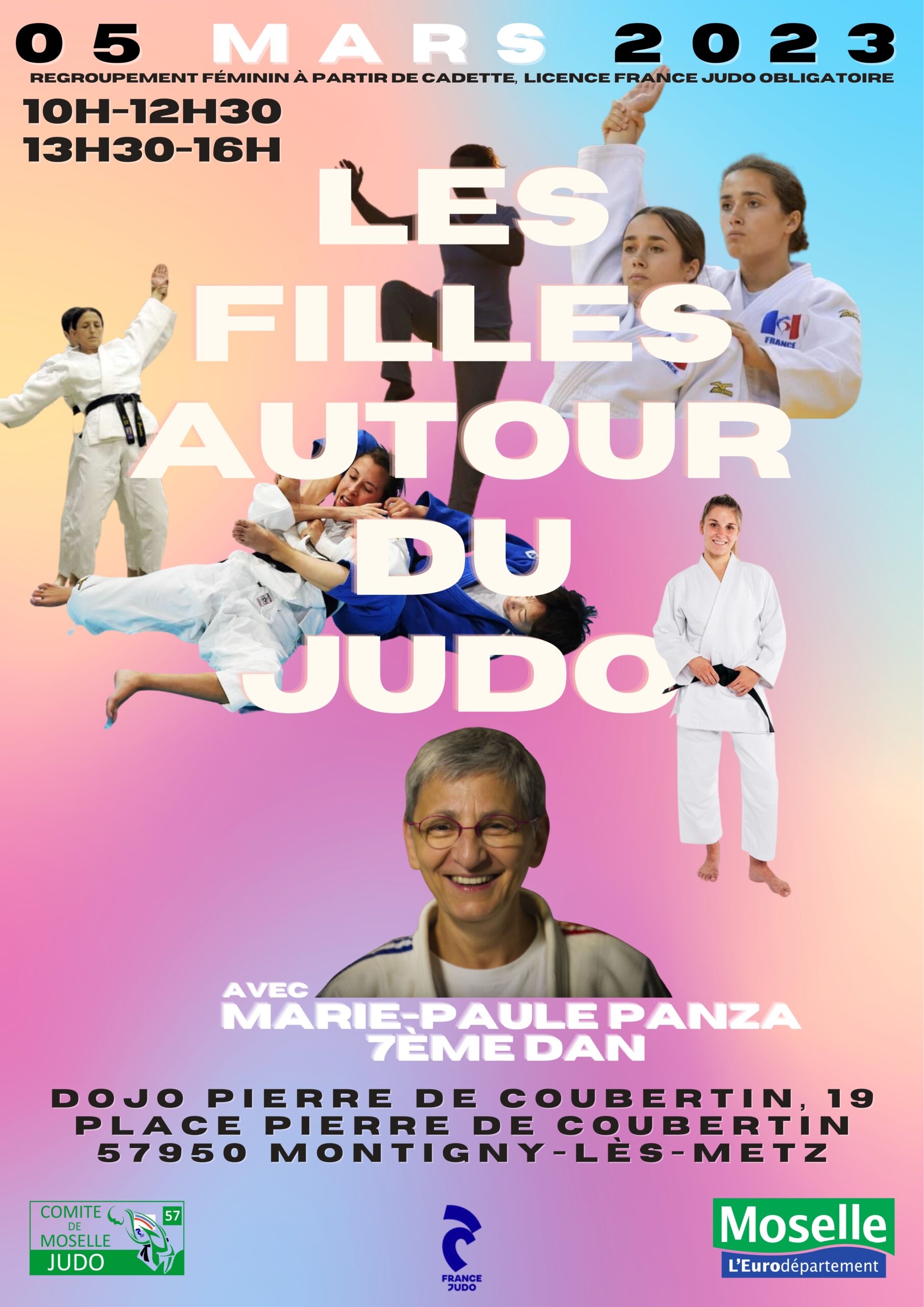 Les filles autour du judo L