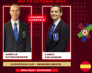 Cindy Colignon et Gaëlle Schoumacker, nouvelles arbitres continentales