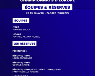 Championnats d’Europe 2024 : la sélection française au complet