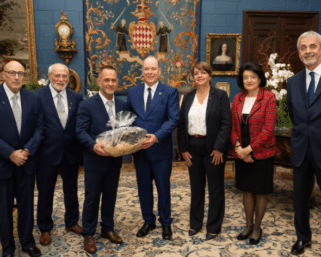 Marcel Pietri et le judo monégasque honorés par le Prince Albert II